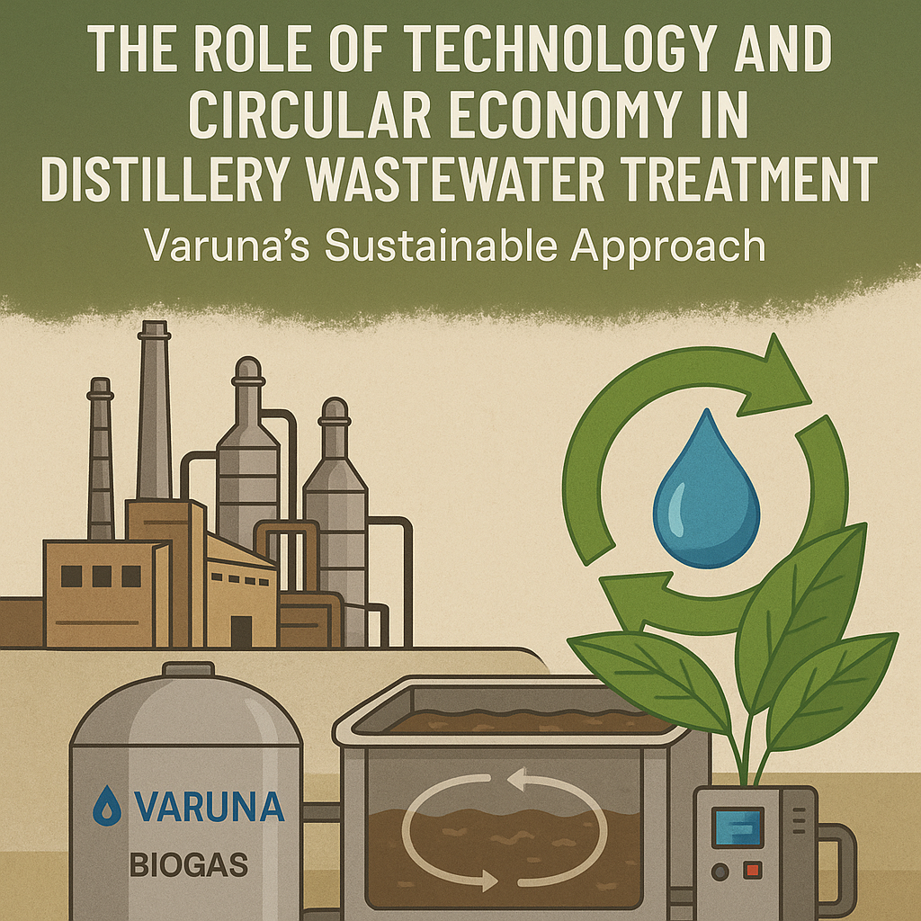The Role of Technology and Circular Economy in Distillery Wastewater Treatment: Varuna’s Sustainable Approach