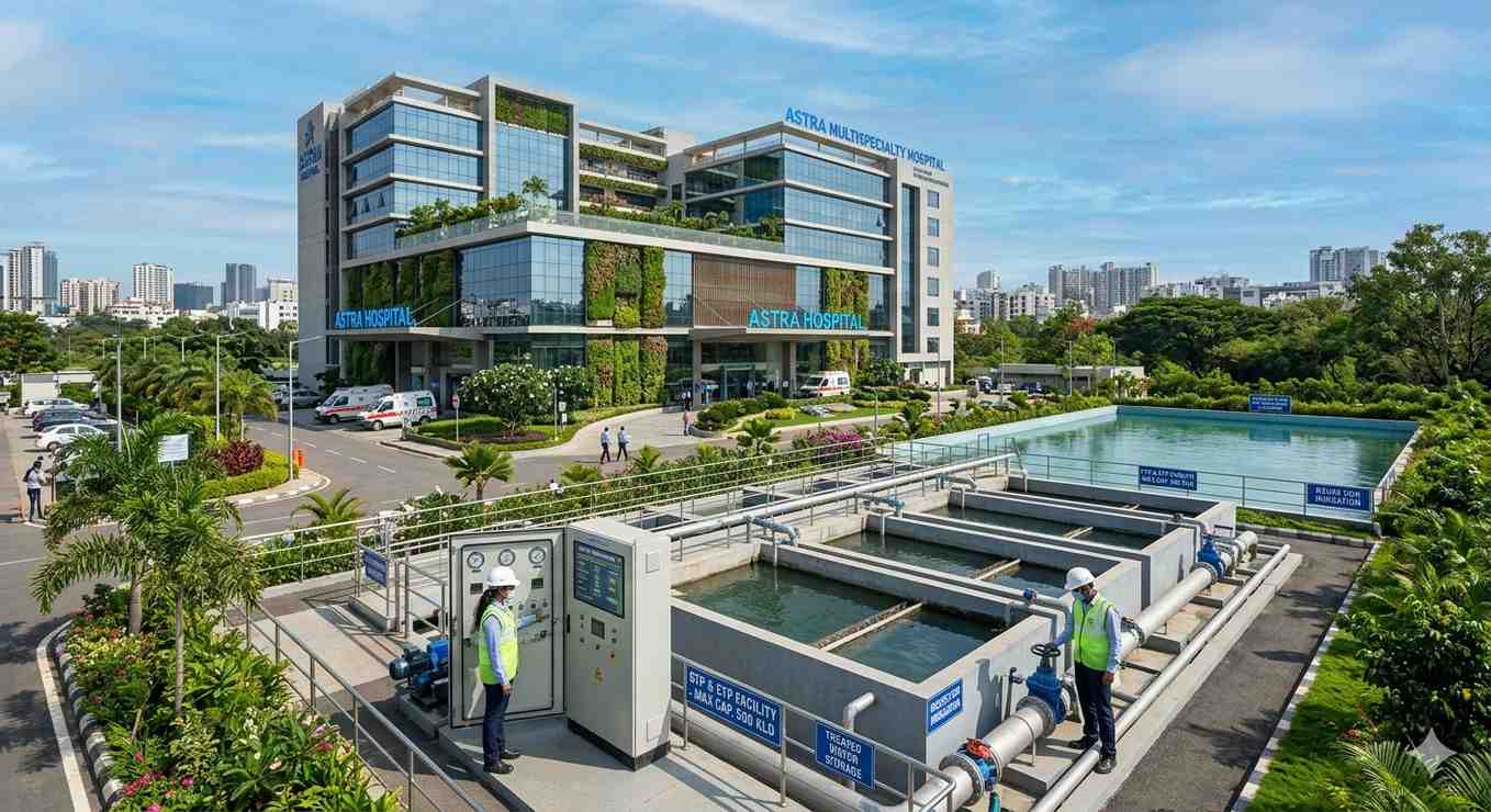 STP & ETP for Private Hospitals in Bangalore: Compliance & Best Practices Guide 2026 by Varuna