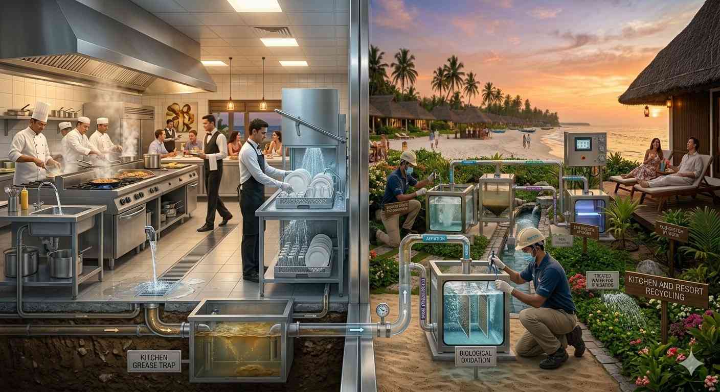 ETP and STP Solutions for Hotels and Restaurants: How Varuna is Transforming Wastewater Management