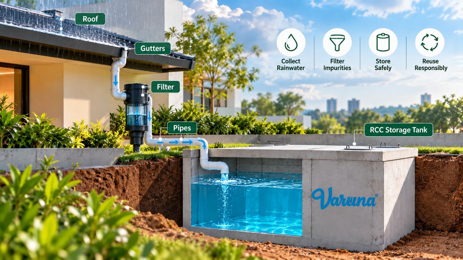 RCC Tanks for Rainwater Harvesting: Key Design and Storage Considerations