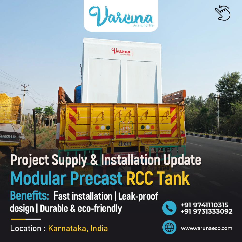 Varuna RCC Precast Ready-Made Cement Tank
