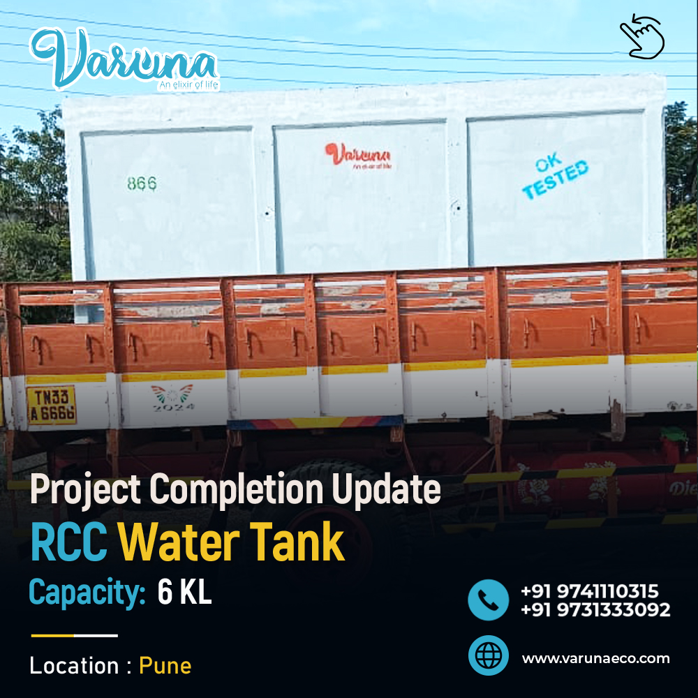 Project Installation Update: 6 KL Precast RCC Water Tank in Pune