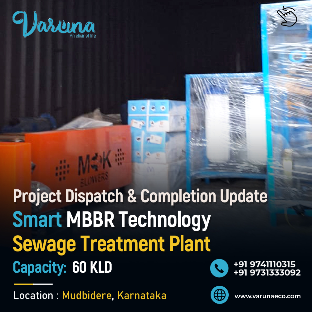 60 KLD MBBR STP Installed at Commercial Mall | Varuna Eco