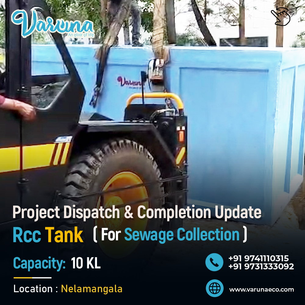 10 KL RCC Sewage Collection Tank in Nelamangala | Project Update | Varuna