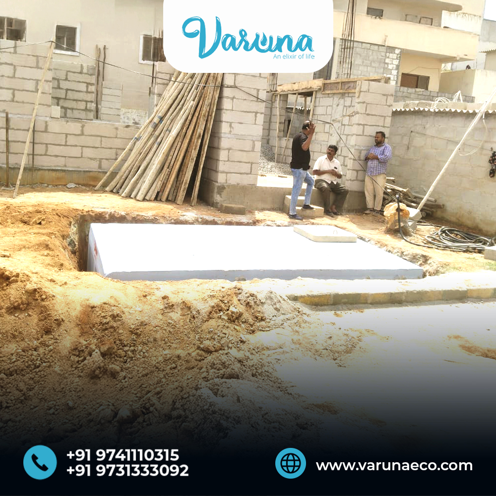 10 KL Modular RCC Water Tank Installed at School in Bangalore