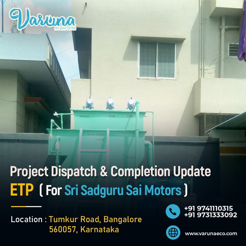 ETP for Sri Sadguru Sai Motors | Automotive Wastewater Treatment by Varuna