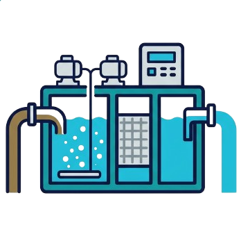 Semi-Automatic Packaged Effluent Treatment Plant