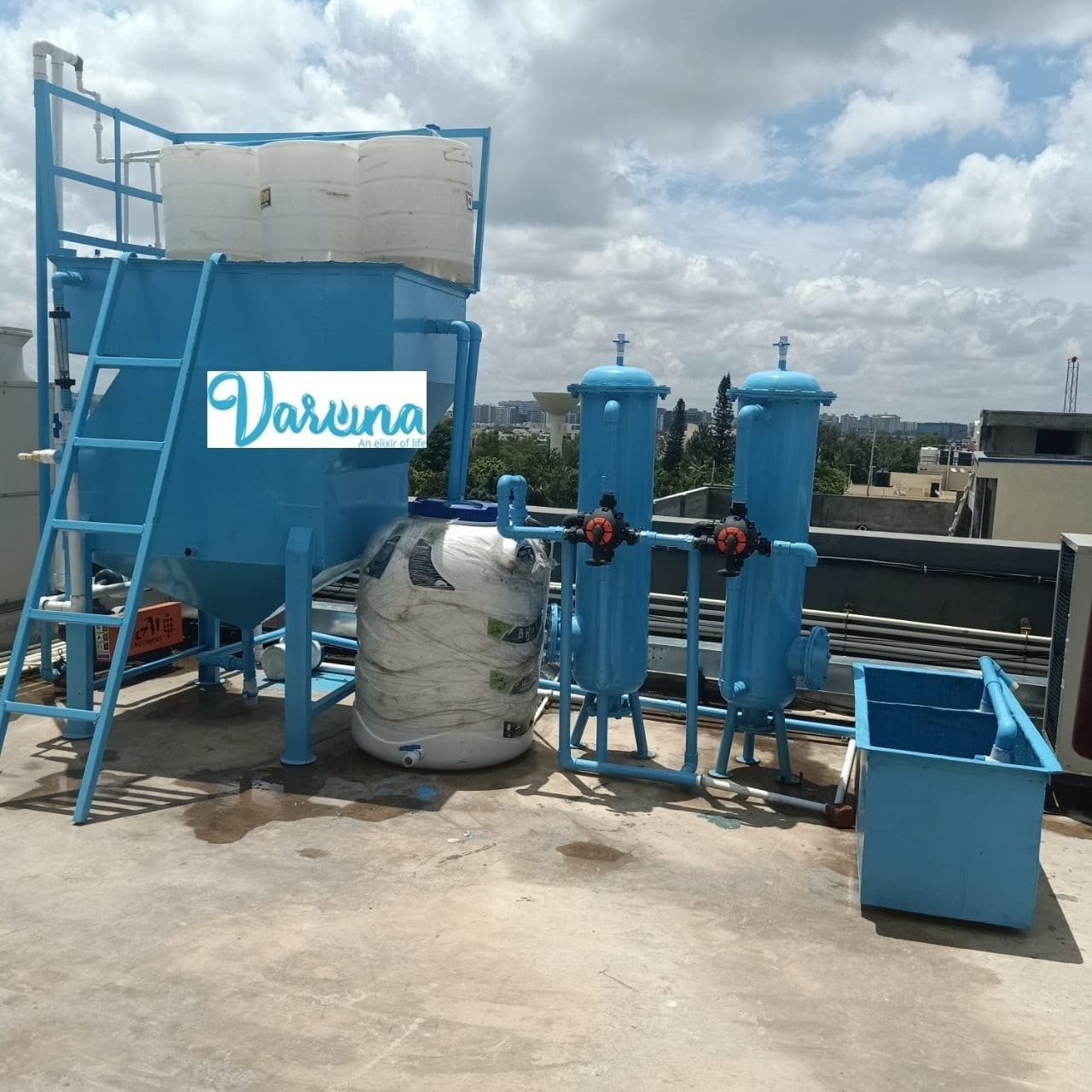 Automatic Packaged Effluent Treatment Plant with MBBR Technology